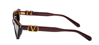 Valentino V - GOLDCUT - II women Red Cat Eye Sunglasses