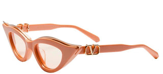 Valentino V - GOLDCUT - II women Brown Cat Eye Sunglasses