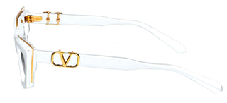 Valentino V - GOLDCUT - I women White Cat Eye Sunglasses
