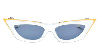 Valentino V - GOLDCUT - I women White Cat Eye Sunglasses