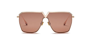 Valentino V - GOLDSHIELD unisex Rose gold Shield Sunglasses