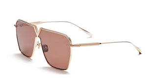 Valentino V - GOLDSHIELD unisex Rose gold Shield Sunglasses