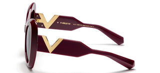Valentino V - GOLD - III unisex Red Butterfly Sunglasses