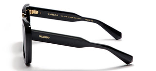Valentino V - GOLD - II unisex Black Butterfly Sunglasses