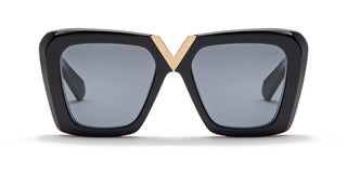 Valentino V - GOLD - II unisex Black Butterfly Sunglasses