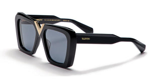Valentino V - GOLD - II unisex Black Butterfly Sunglasses