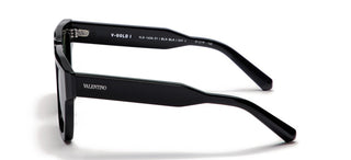 Valentino V - GOLD - I unisex Black Squared Sunglasses