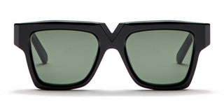 Valentino V - GOLD - I unisex Black Squared Sunglasses
