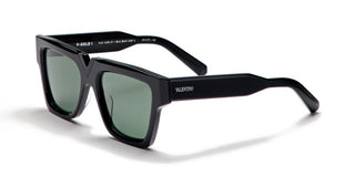 Valentino V - GOLD - I unisex Black Squared Sunglasses