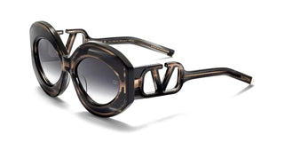 Valentino V - SOUL - II women Black Oversize Sunglasses