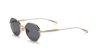 Valentino V - STUD women Gold Geometric Sunglasses