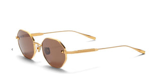 Valentino V - STUD women Gold Geometric Sunglasses
