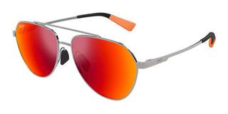 Maui Jim Waiwai Mj0634s Men Ruthenium Pilot Sunglasses