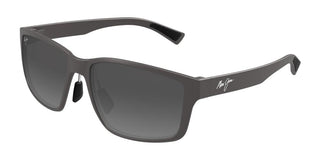 Maui Jim Walewaha Af Mj0686sa Men Grey Squared Sunglasses