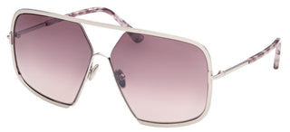 Tom Ford WARREN-02 FT 0867 unisex Silver Geometric Sunglasses