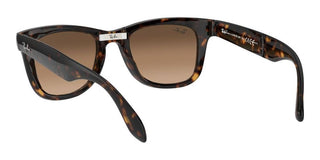 Ray-Ban WAYFARER FOLDING RB 4105 unisex Havana Squared Sunglasses