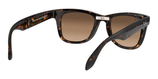 Ray-Ban WAYFARER FOLDING RB 4105 unisex Havana Squared Sunglasses