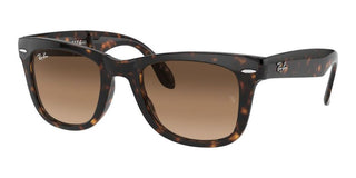 Ray-Ban WAYFARER FOLDING RB 4105 unisex Havana Squared Sunglasses