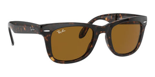 Ray-Ban WAYFARER FOLDING RB 4105 unisex Havana Squared Sunglasses