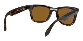 Ray-Ban WAYFARER FOLDING RB 4105 unisex Havana Squared Sunglasses