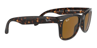 Ray-Ban WAYFARER FOLDING RB 4105 unisex Havana Squared Sunglasses