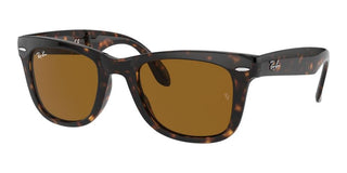 Ray-Ban WAYFARER FOLDING RB 4105 unisex Havana Squared Sunglasses
