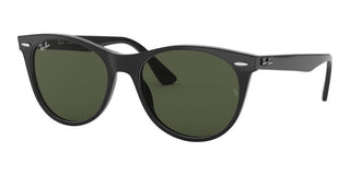 Ray-Ban WAYFARER II RB 2185 unisex Black Geometric Sunglasses