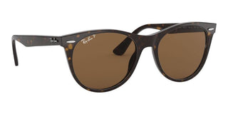 Ray-Ban WAYFARER II RB 2185 unisex Havana Geometric Sunglasses