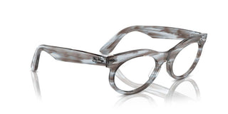 Ray-ban Wayfarer Oval 0rx 2242v Unisex Blue Geometric Eyeglasses