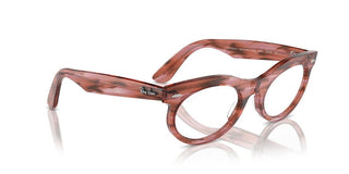 Ray-ban Wayfarer Oval 0rx 2242v Unisex Pink Geometric Eyeglasses