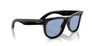 Ray-ban Wayfarer Reverse R0502s Unisex Black Squared Sunglasses