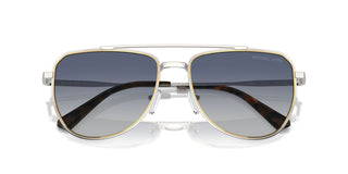 Michael Kors Whistler Mk 1155 Men Silver Pilot Sunglasses