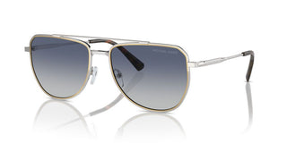 Michael Kors Whistler Mk 1155 Men Silver Pilot Sunglasses
