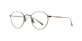 GARRETT LEIGHT WILLIAM unisex Gold Pantos Eyeglasses
