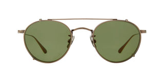 GARRETT LEIGHT WILLIAM CLIP unisex Gold Pilot Eyeglasses