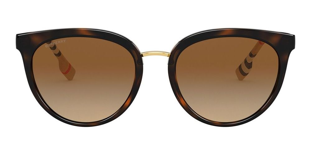 Burberry WILLOW BE 4316 women Havana Cat Eye Sunglasses