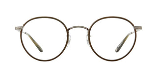 GARRETT LEIGHT WILSON unisex Green Round Eyeglasses