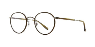 GARRETT LEIGHT WILSON unisex Green Round Eyeglasses