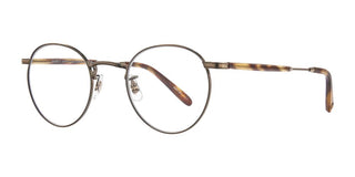 GARRETT LEIGHT WILSON M unisex Gold Round Eyeglasses