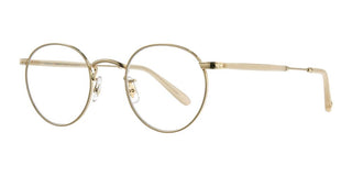 GARRETT LEIGHT WILSON M unisex Gold Round Eyeglasses