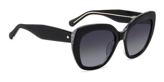 Kate Spade Winslet/g/s Women Black Oversize Sunglasses