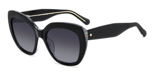 Kate Spade Winslet/g/s Women Black Oversize Sunglasses