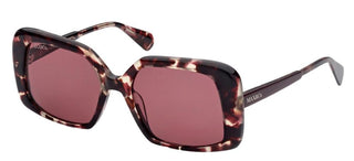 Max&Co. WOOD MO0031 women Havana Geometric Sunglasses