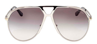 Tom Ford XAVIER FT 1060 men Silver Pilot Sunglasses