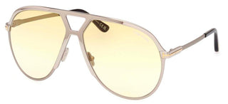 Tom Ford XAVIER FT 1060 men Silver Pilot Sunglasses