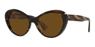 Oliver Peoples ZARENE OV 5420SU women Havana Cat Eye Sunglasses