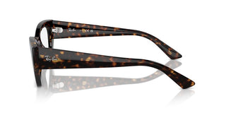 Ray-ban Zena Rx 7330 Unisex Havana Geometric Eyeglasses