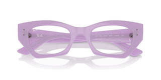 Ray-ban Zena Rx 7330 Unisex Violet Geometric Eyeglasses