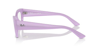 Ray-ban Zena Rx 7330 Unisex Violet Geometric Eyeglasses