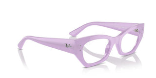 Ray-ban Zena Rx 7330 Unisex Violet Geometric Eyeglasses